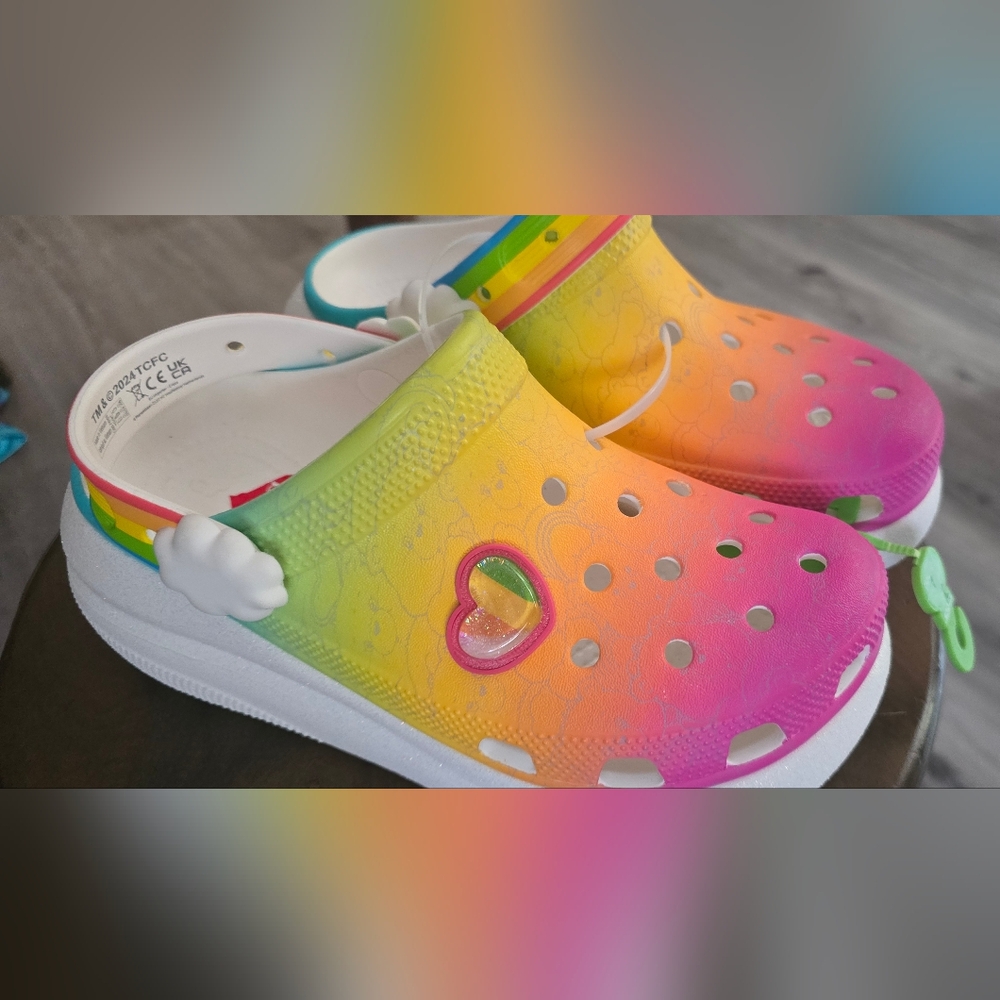 Carebears Platform Crocs